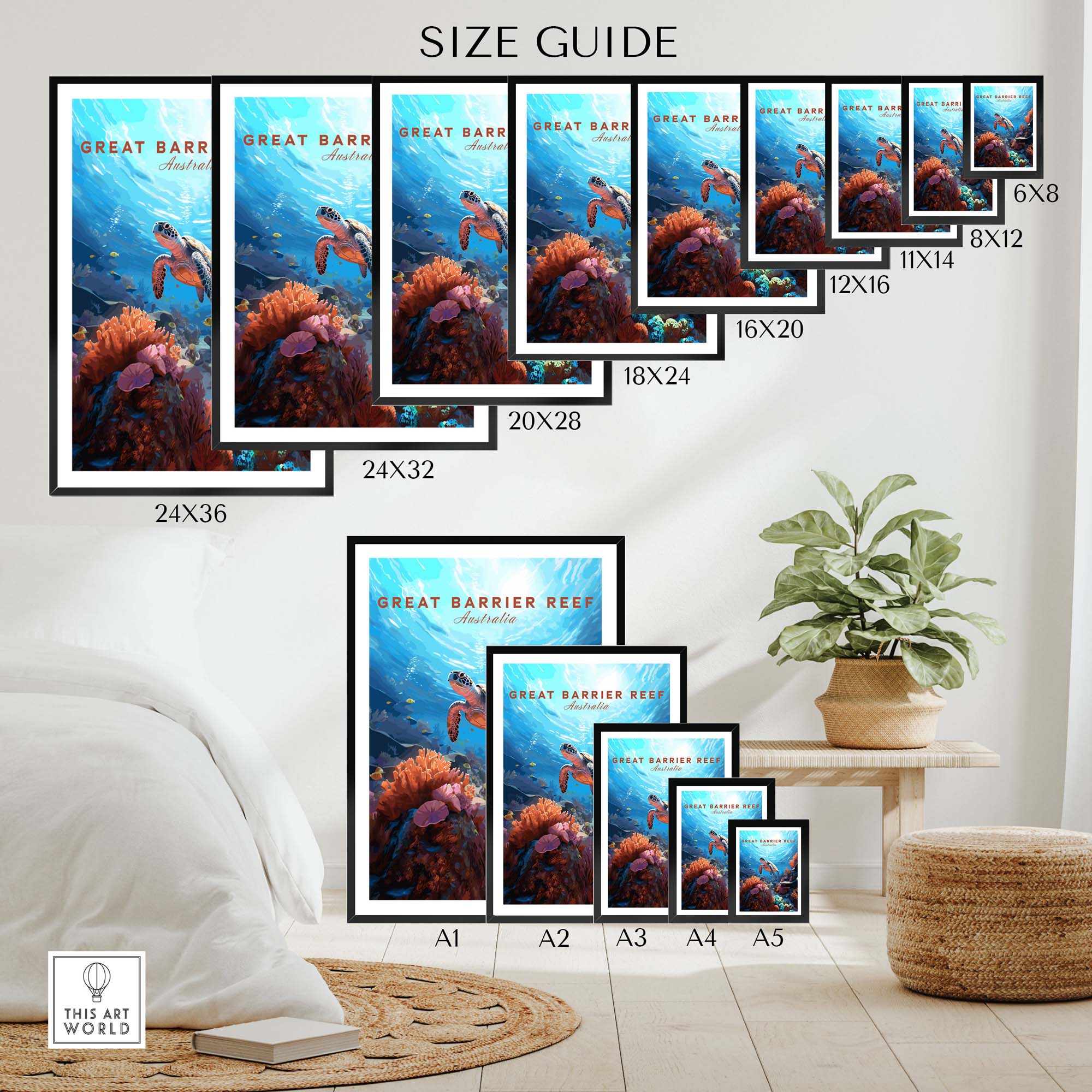 Great Barrier Reef Australia Poster
