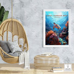 Great Barrier Reef Australia Poster