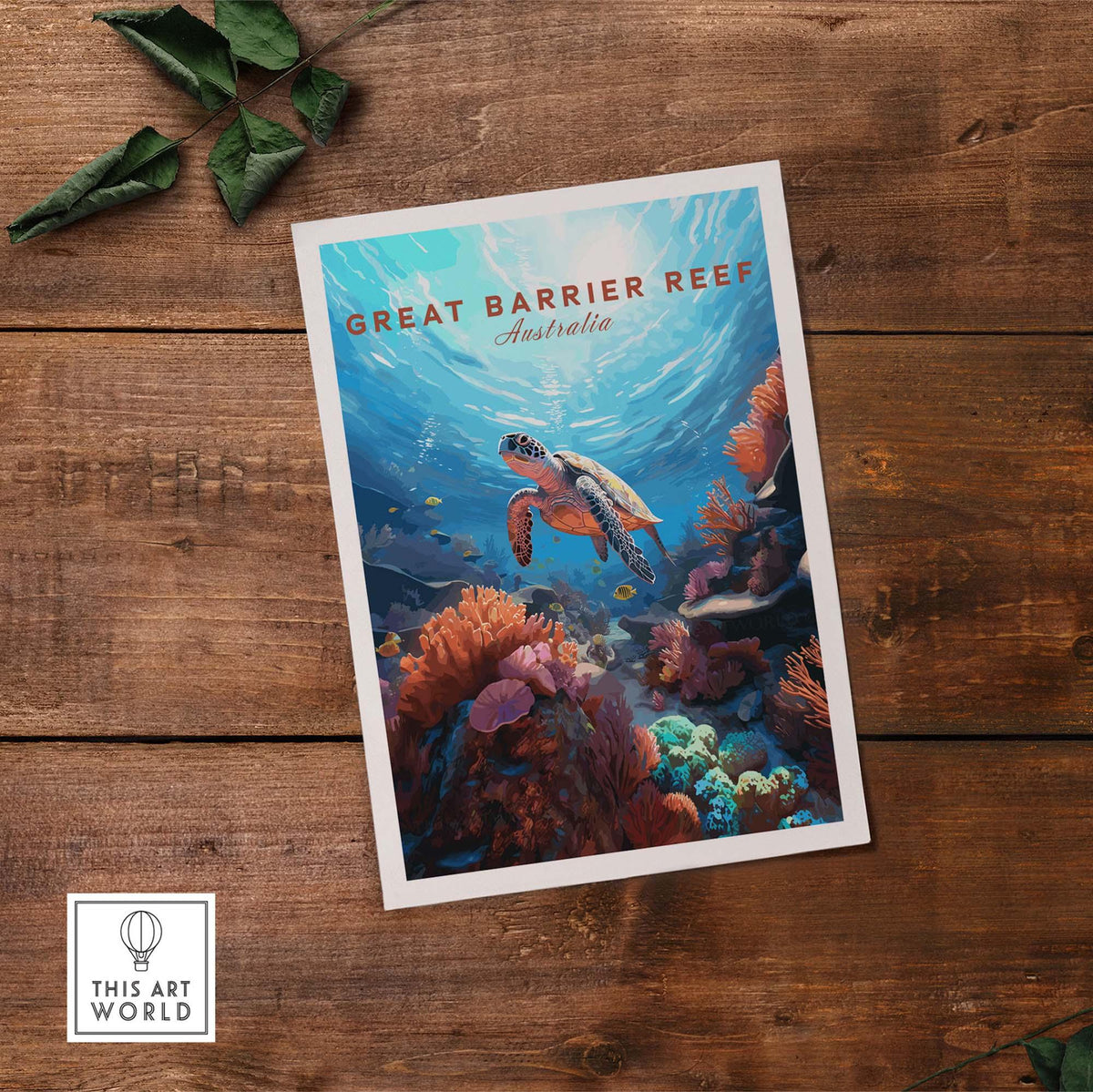 Great Barrier Reef Australia Poster