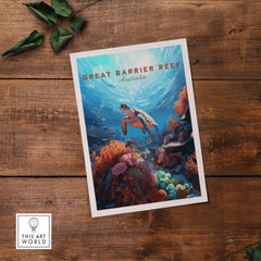 Great Barrier Reef Australia Poster