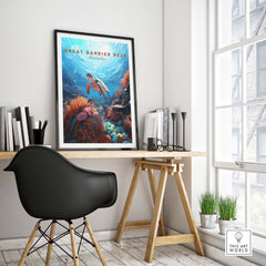 Great Barrier Reef Australia Poster