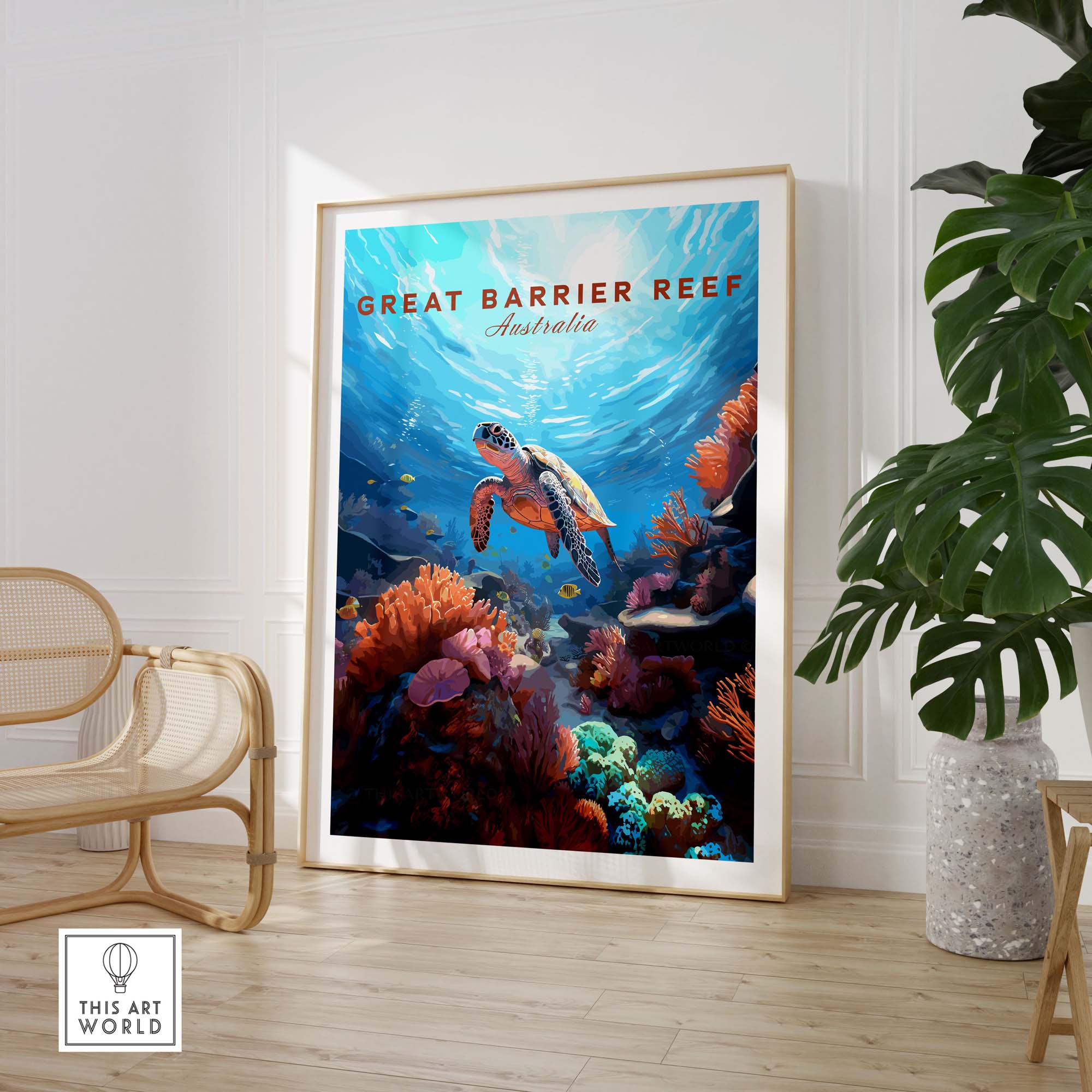 Great Barrier Reef Australia Poster