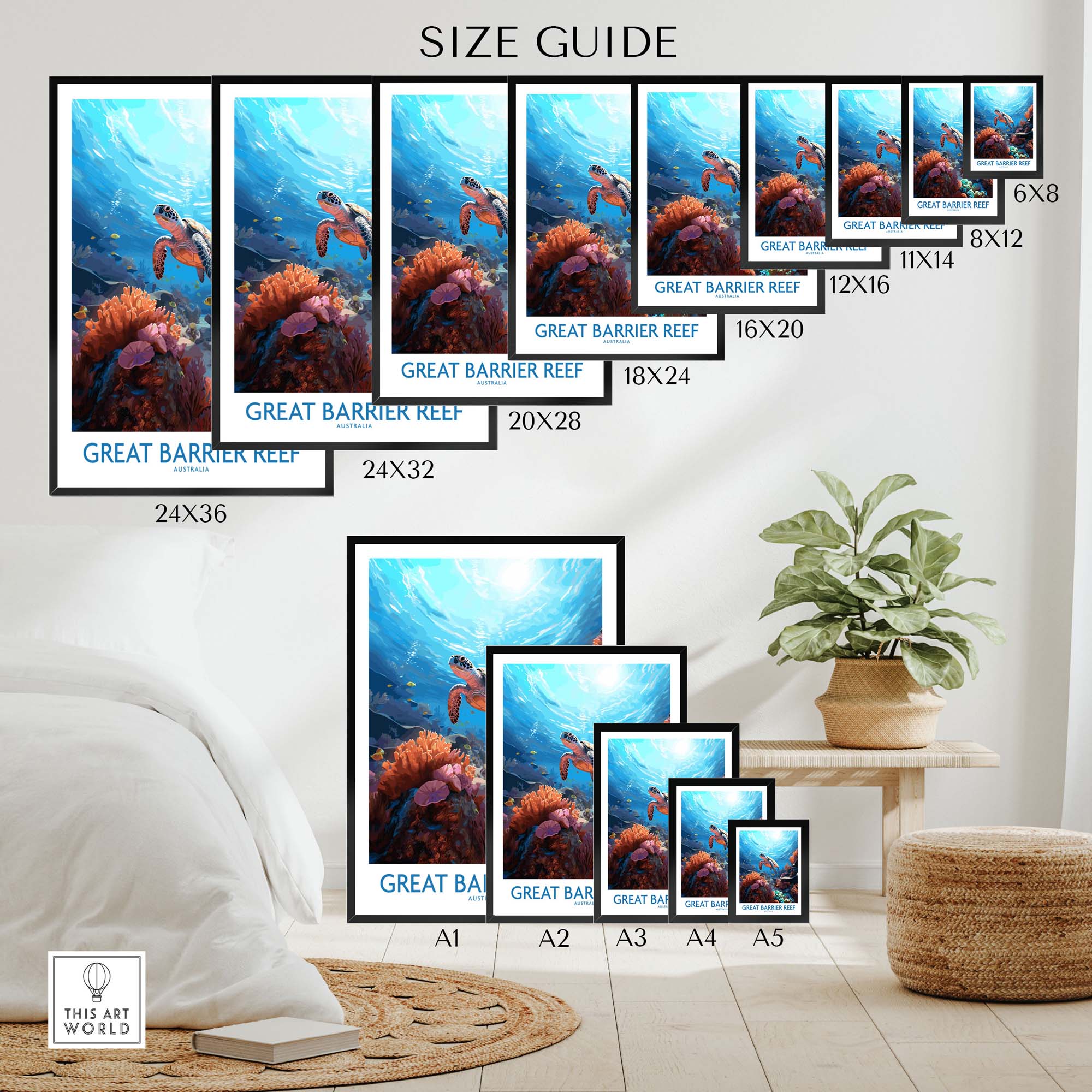 Great Barrier Reef Australia Wall Art