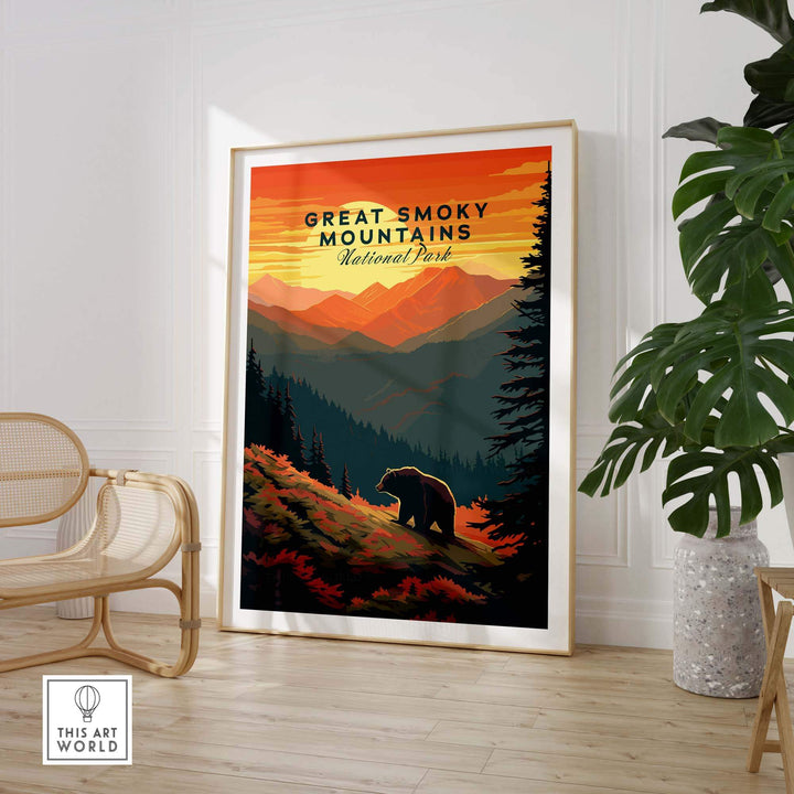 Great Smoky Mountains Poster Art