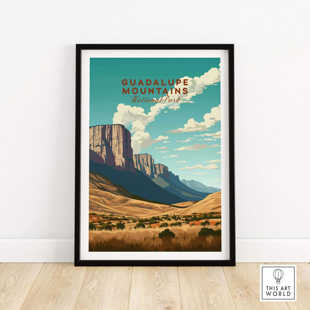 Guadalupe Mountains Poster National Park