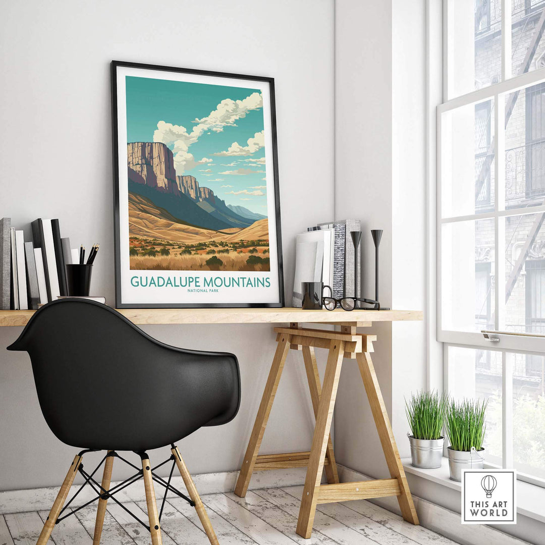 Guadalupe Mountains Print National Park
