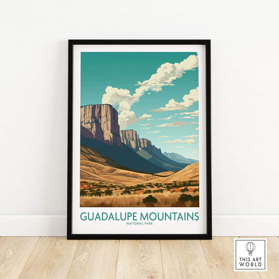 Guadalupe Mountains Print National Park