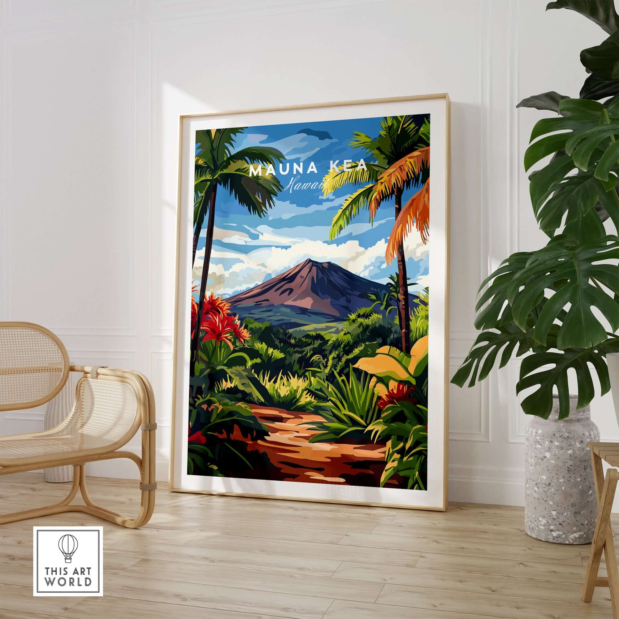 Hawaii Landscape Wall Art - Mauna Kea Print – This Art World