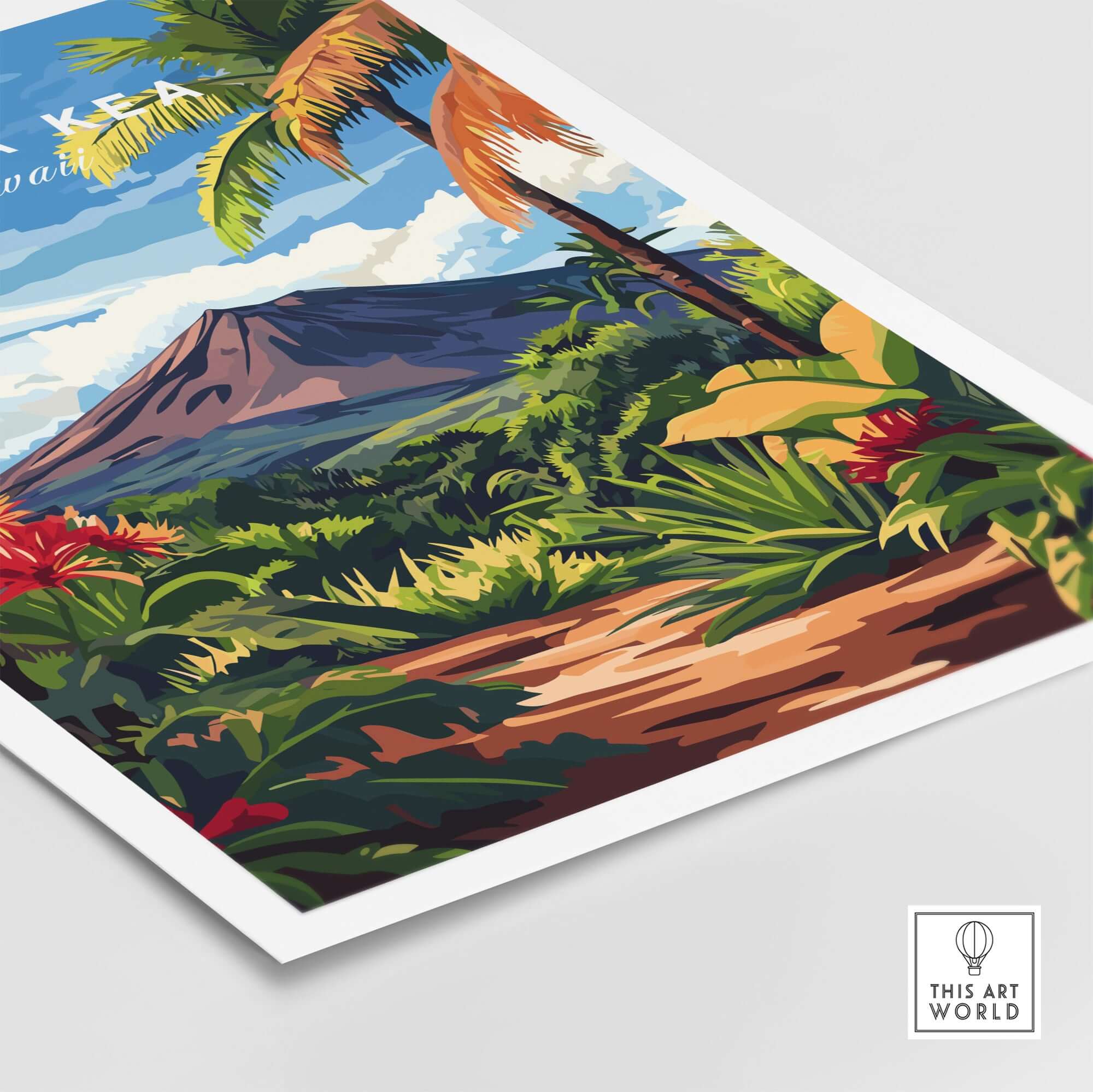 Hawaii Landscape Wall Art - Mauna Kea Print – This Art World