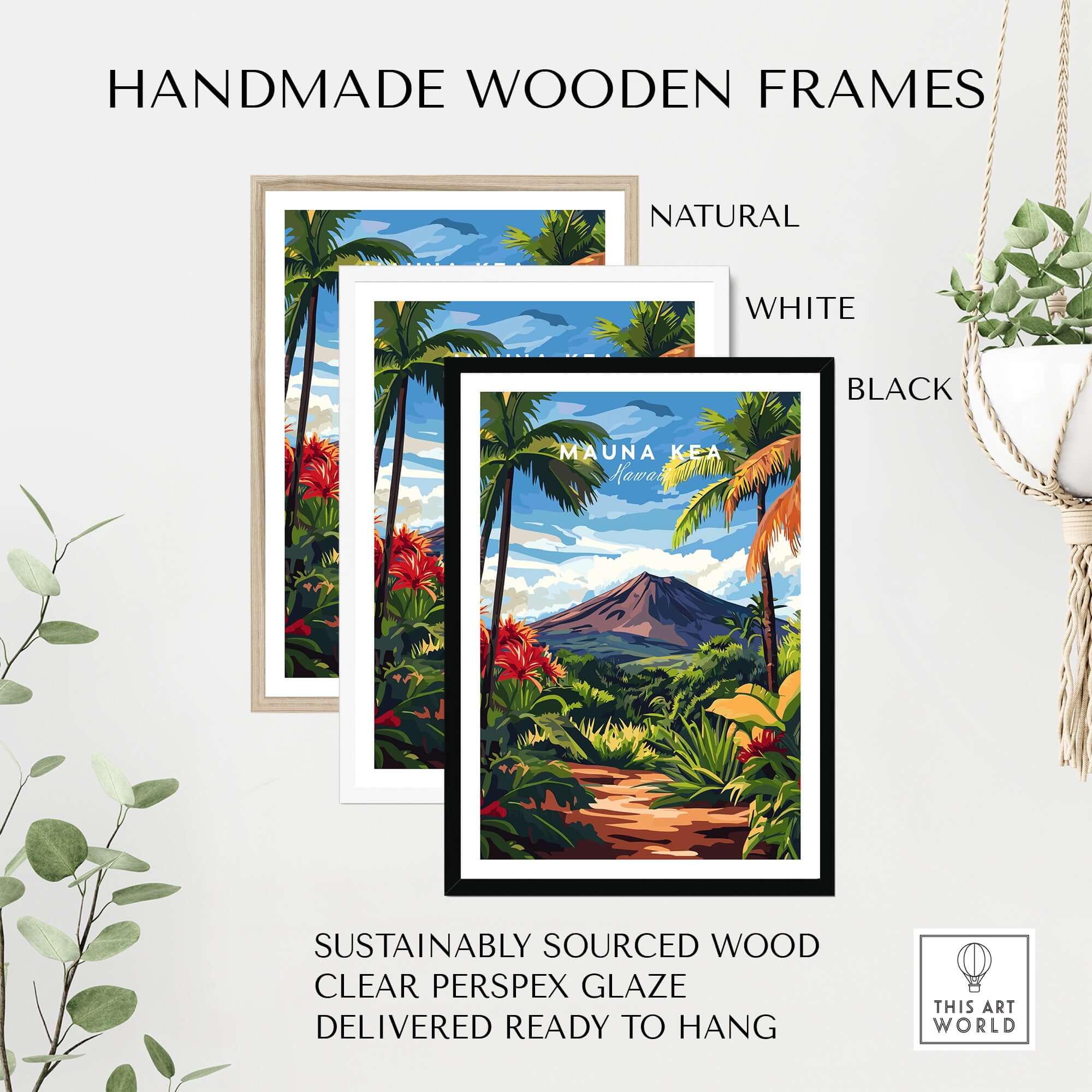 Hawaii Landscape Wall Art - Mauna Kea Print – This Art World