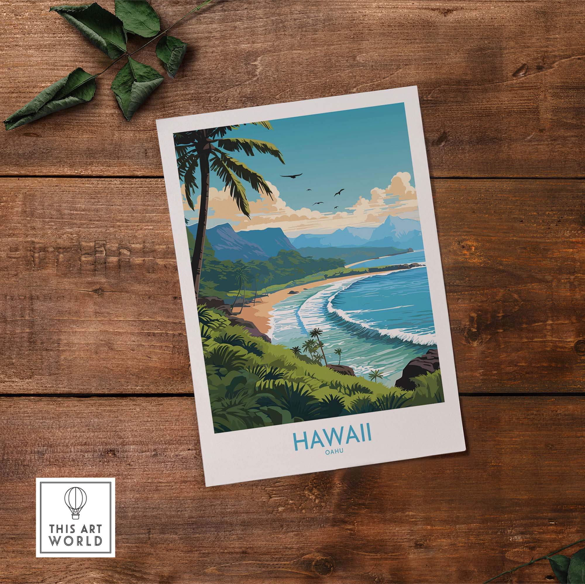 Hawaii Oahu Print