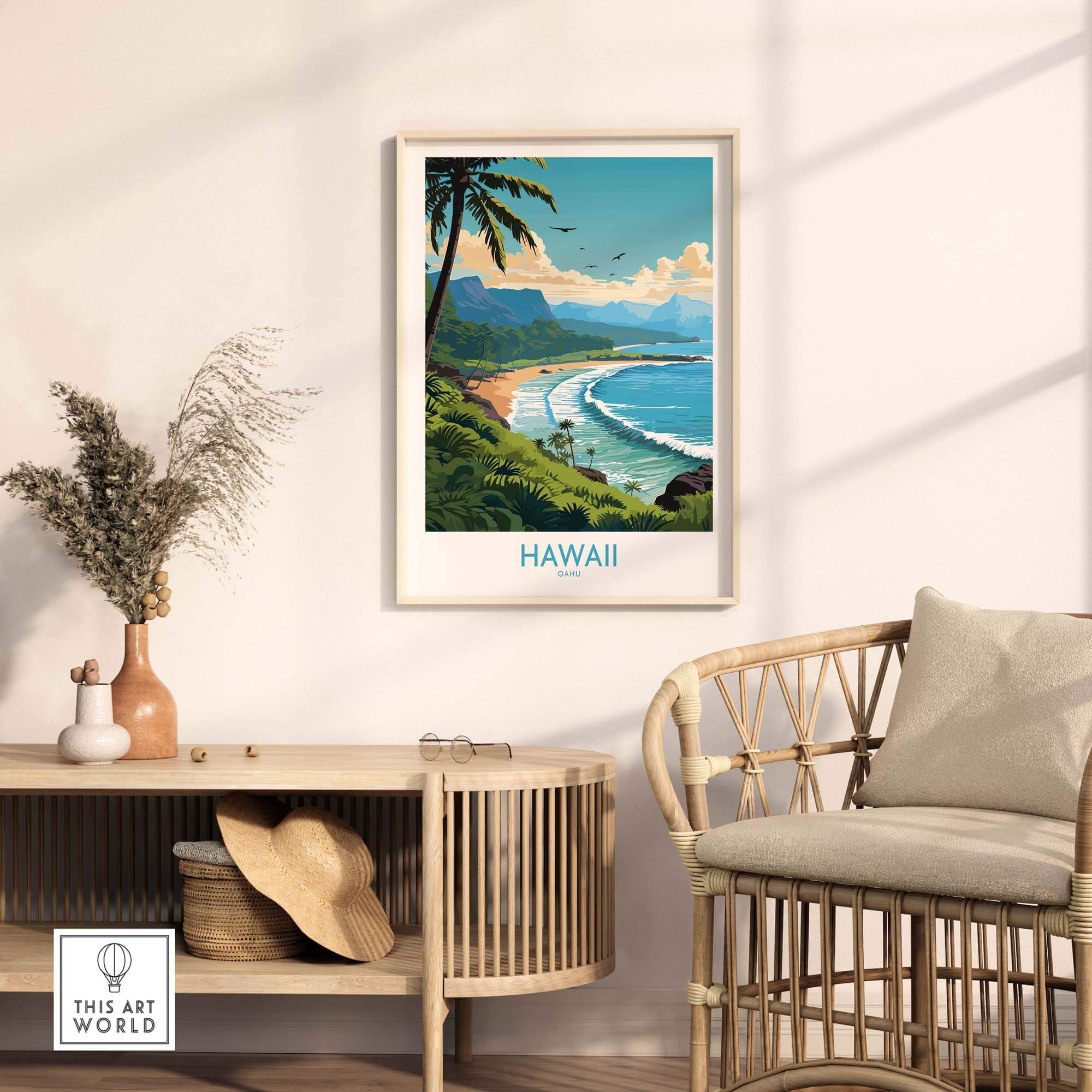 Hawaii Oahu Print