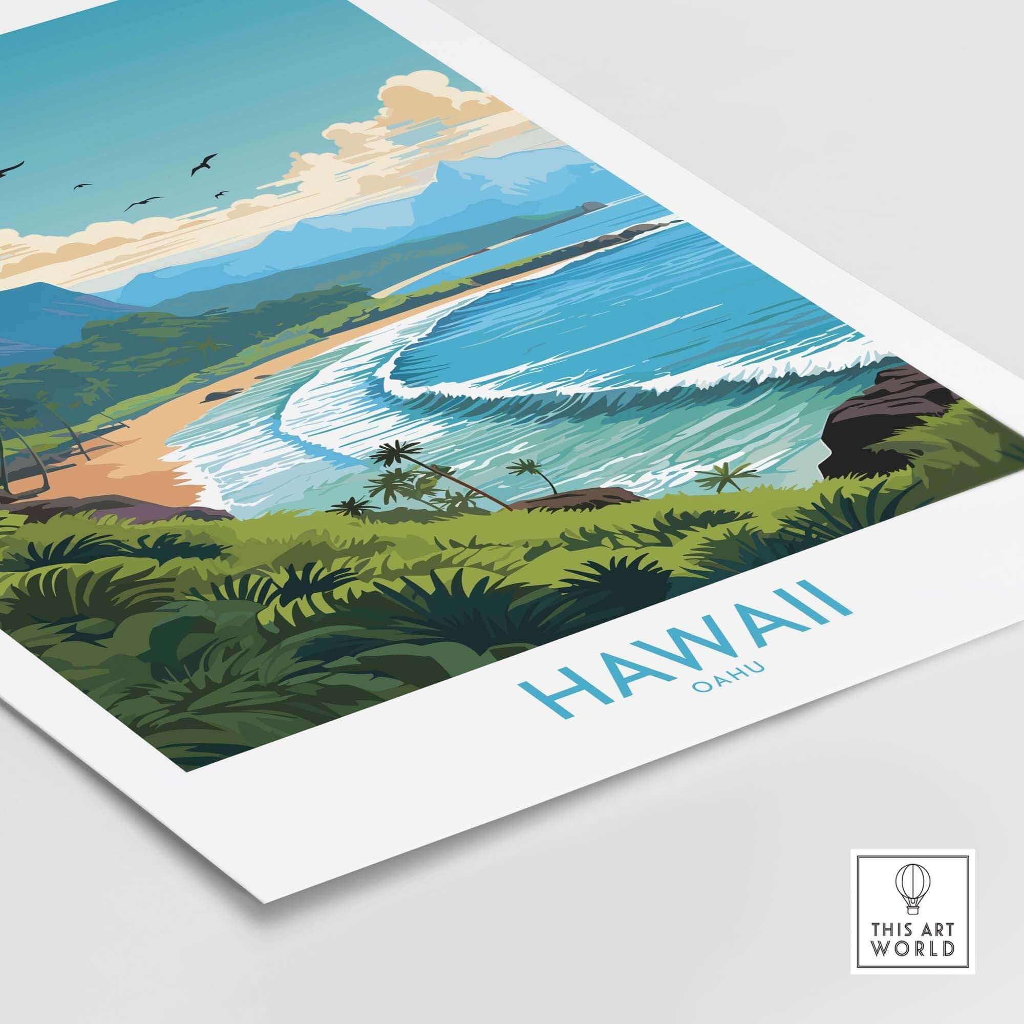 Hawaii Oahu Print