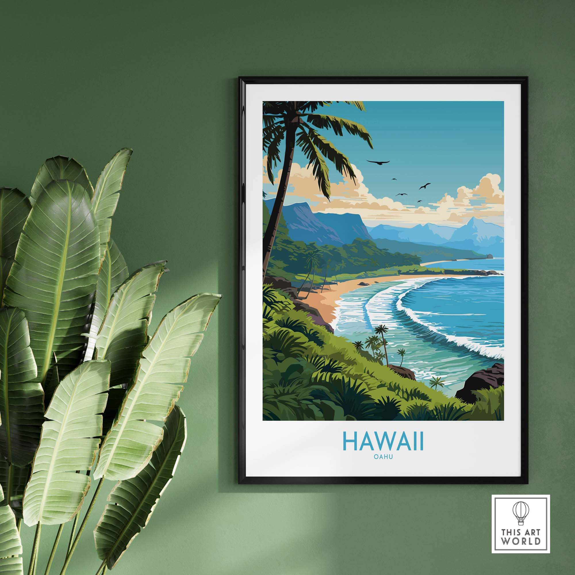 Hawaii Oahu Print