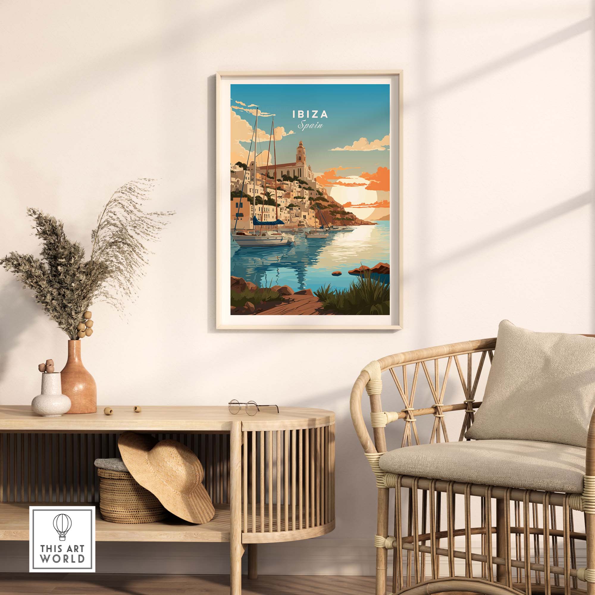 Ibiza Poster Print