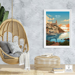 Ibiza Poster Print
