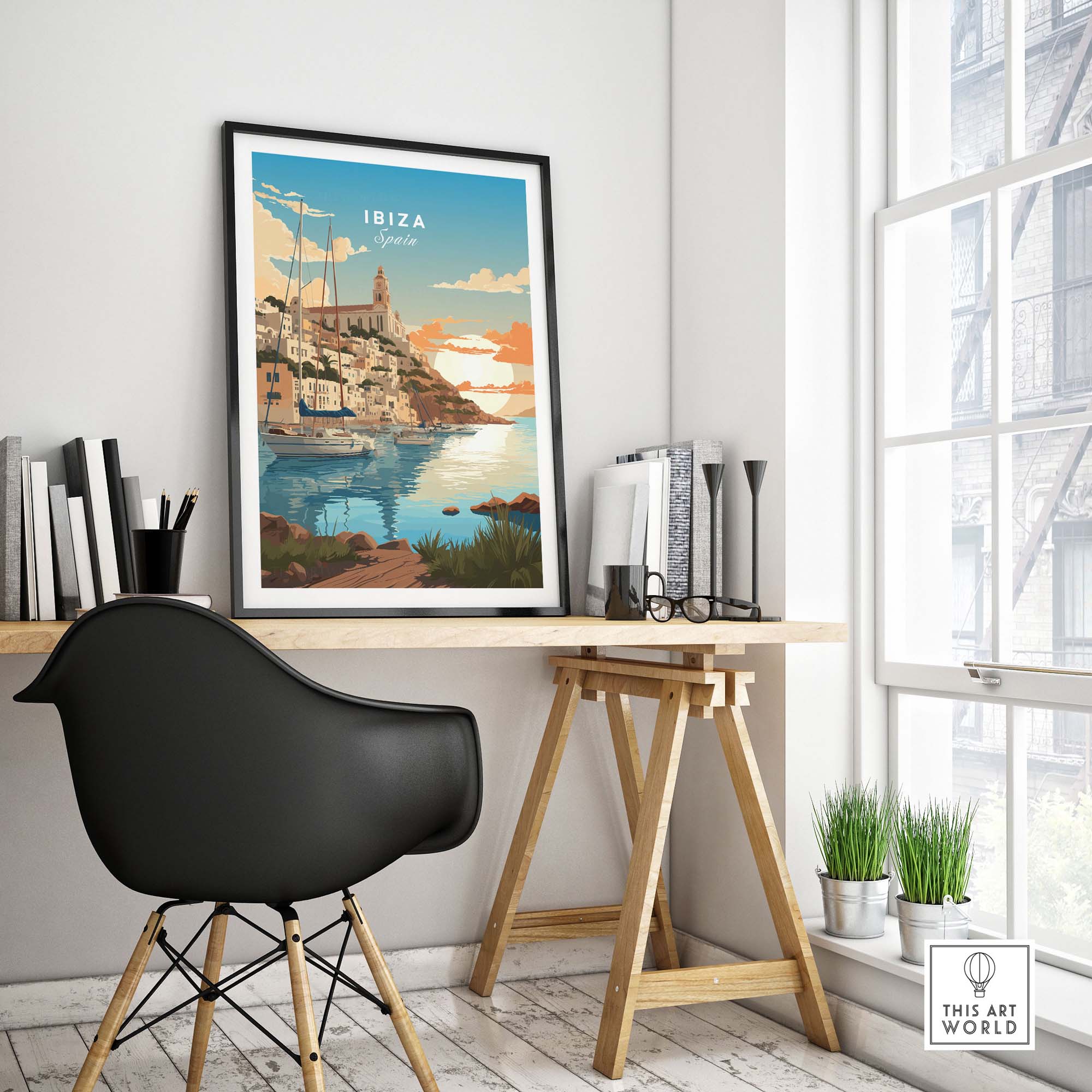 Ibiza Poster Print
