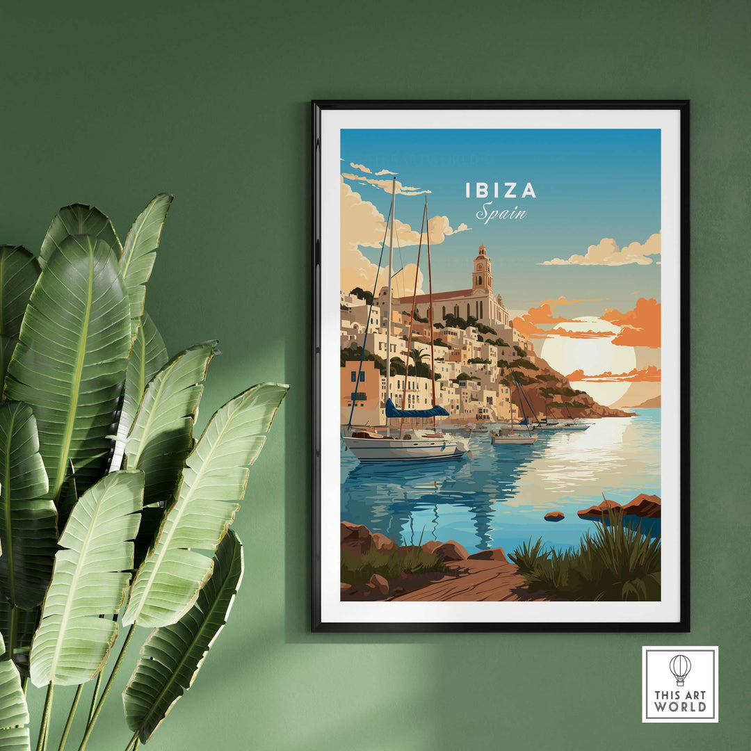 Ibiza Poster Print