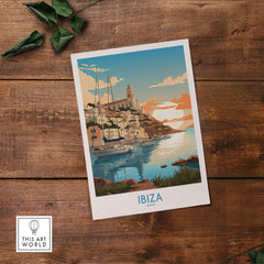 Ibiza Poster Print Modern