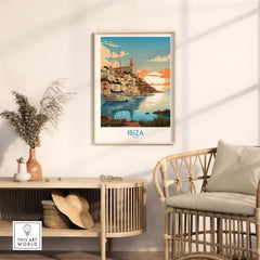 Ibiza Poster Print Modern