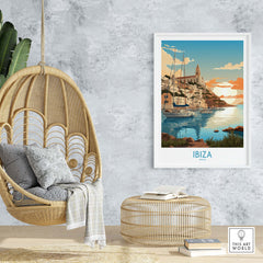Ibiza Poster Print Modern