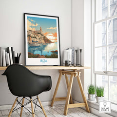 Ibiza Poster Print Modern