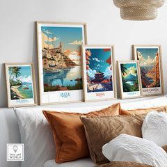 Ibiza Poster Print Modern