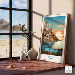 Ibiza Poster Print Modern