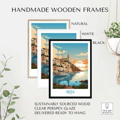 Ibiza Poster Print Modern
