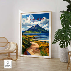 Isle of Arran Scotland Wall Art featuring a vibrant landscape and peaceful scenery