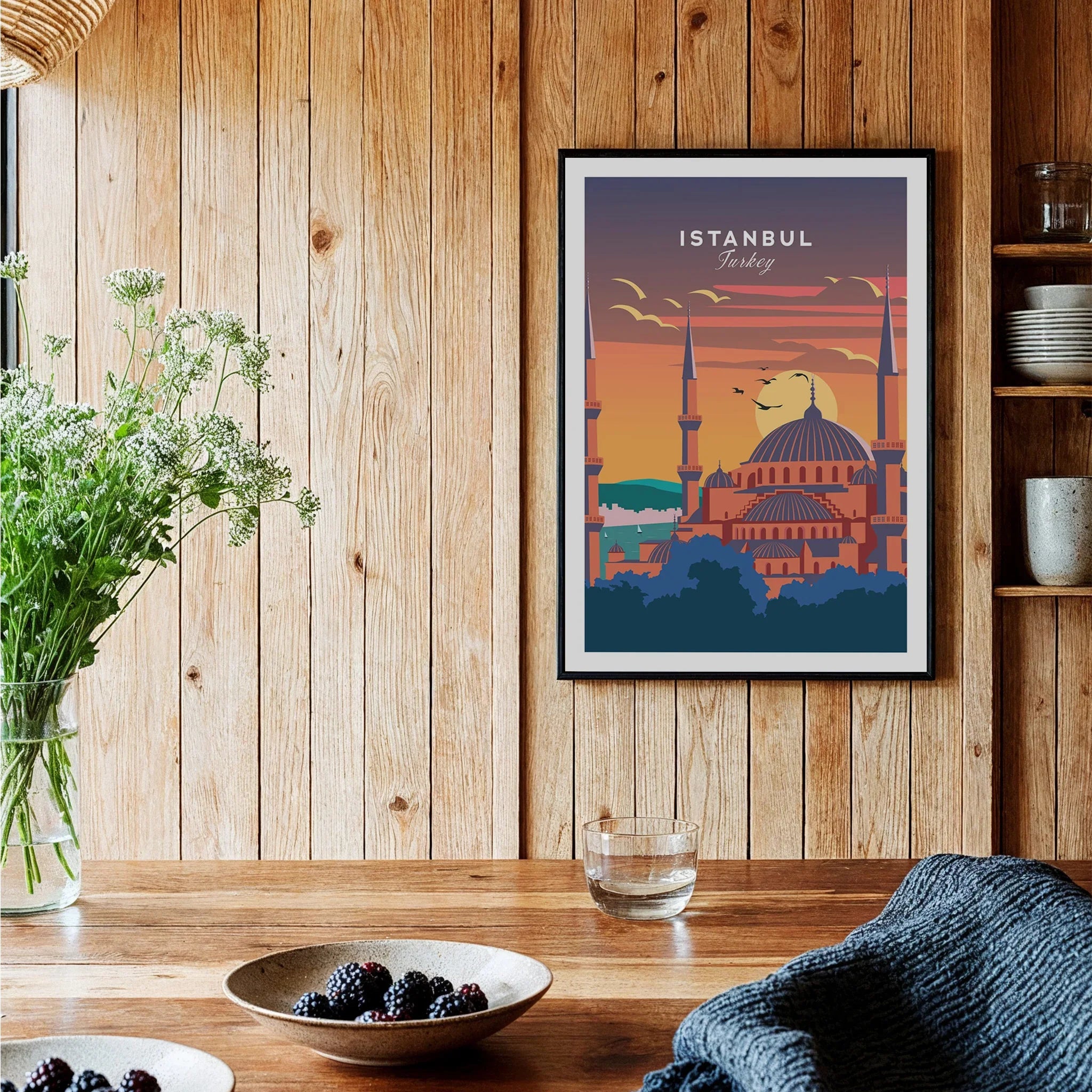 (超希少・超美品) istanbul Istanbul Print Turkey | Vintage Travel Poster Art – This Art World