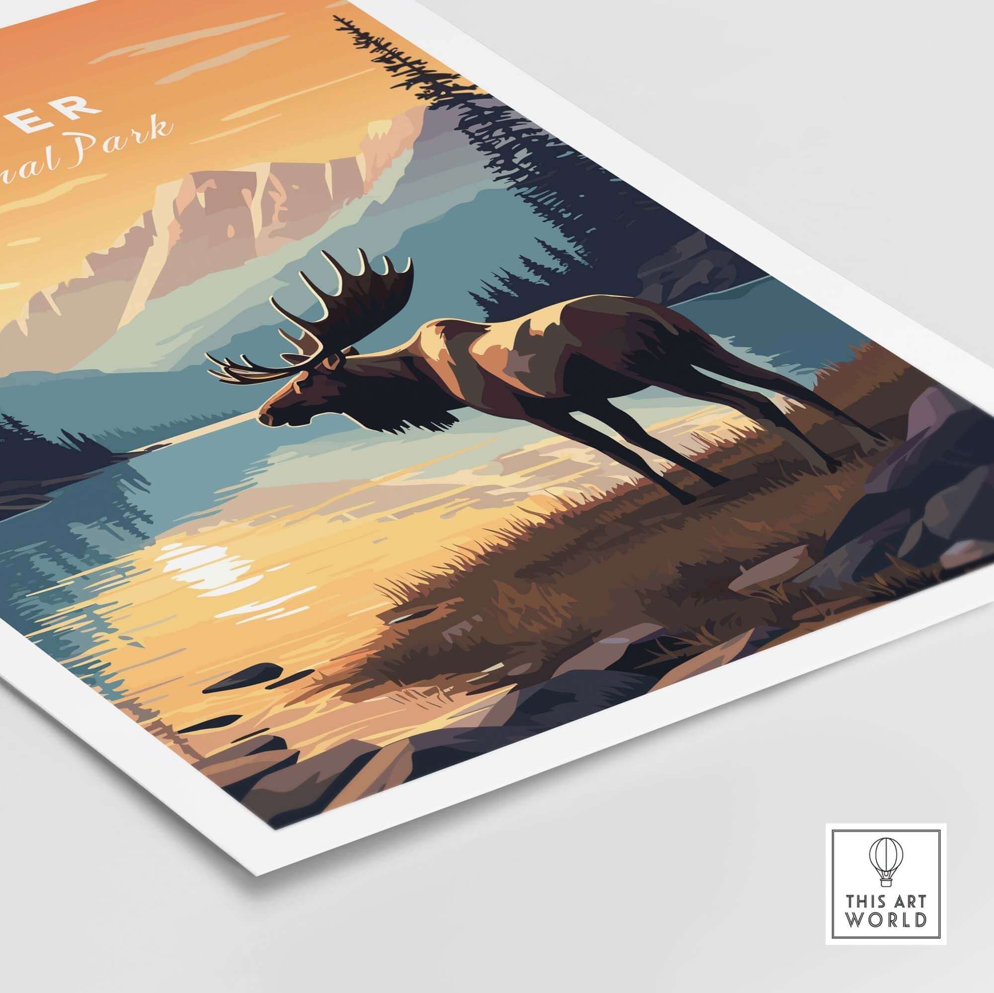 Canadian National Park Posters | Wall Decor Art
