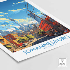 Johannesburg Travel Print