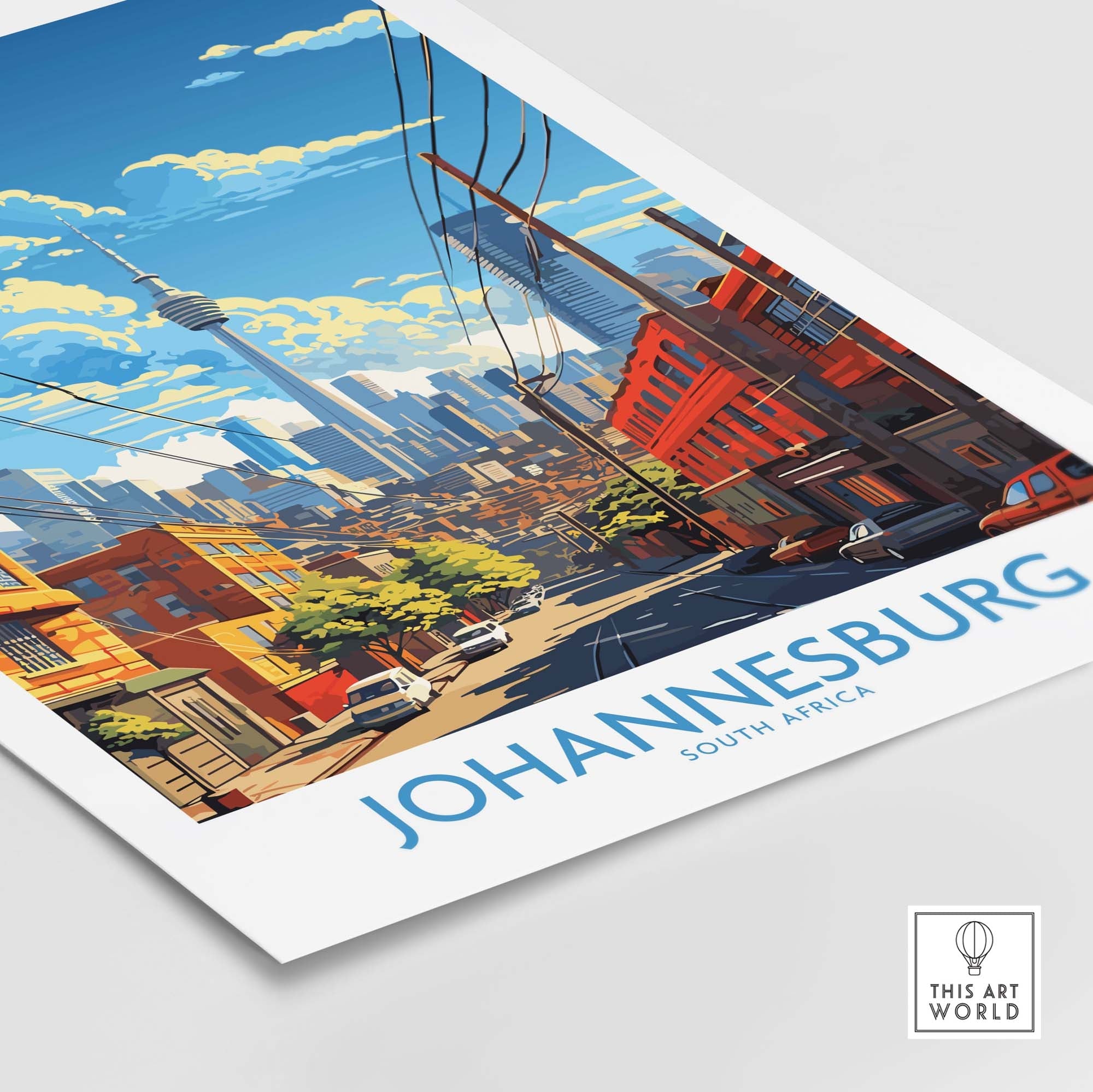 Johannesburg Travel Print