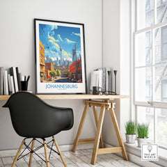 Johannesburg Travel Print