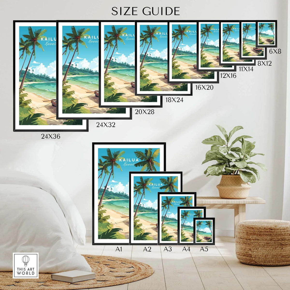 Kailua Poster Hawaii