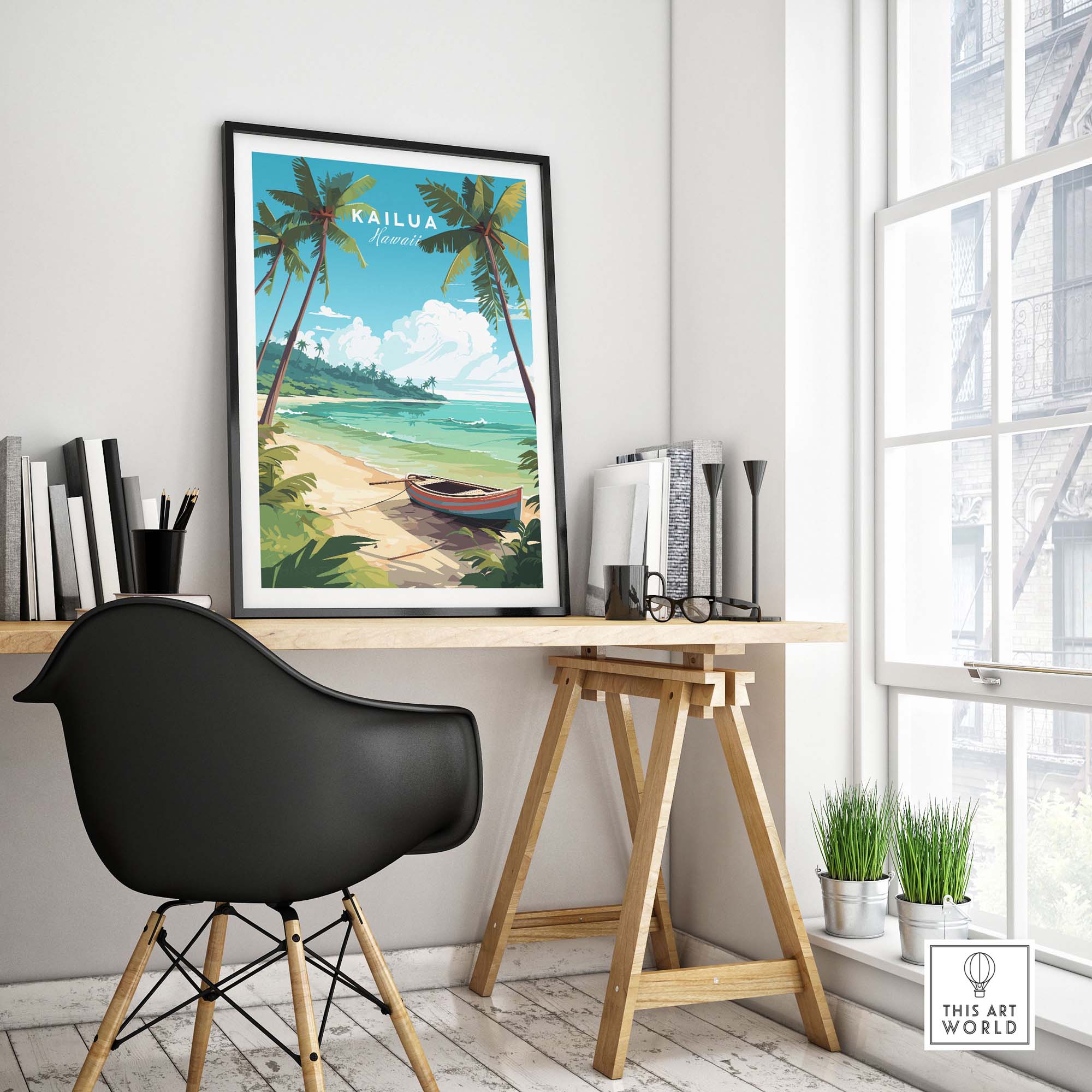 Kailua Poster Hawaii