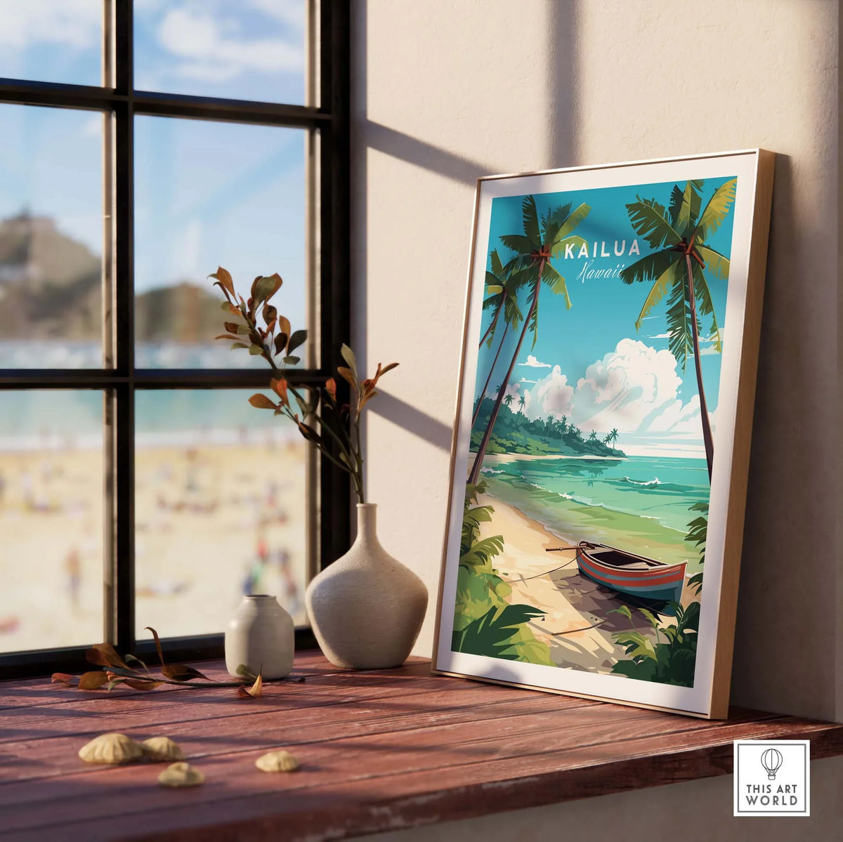Kailua Poster Hawaii