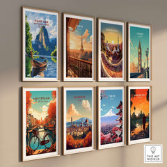 Khao Sok Wall Art Thailand showcasing Khao Sok National Park with lush forests and majestic cliffs in high-quality prints.