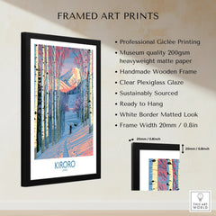 Kiroro Japan Trail Wall Art — framed print details measurements quality details