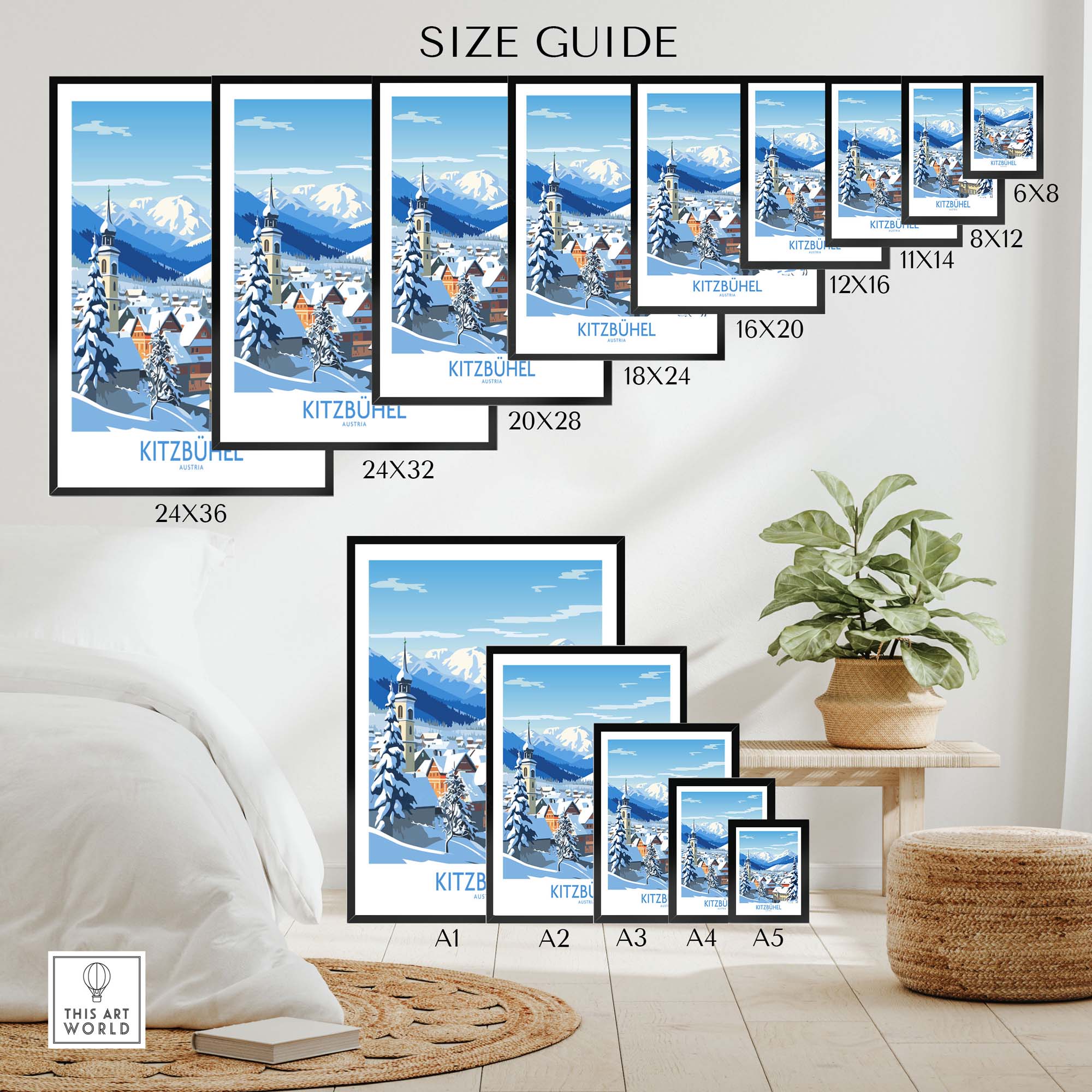 Kitzbuhel Austria Art Print
