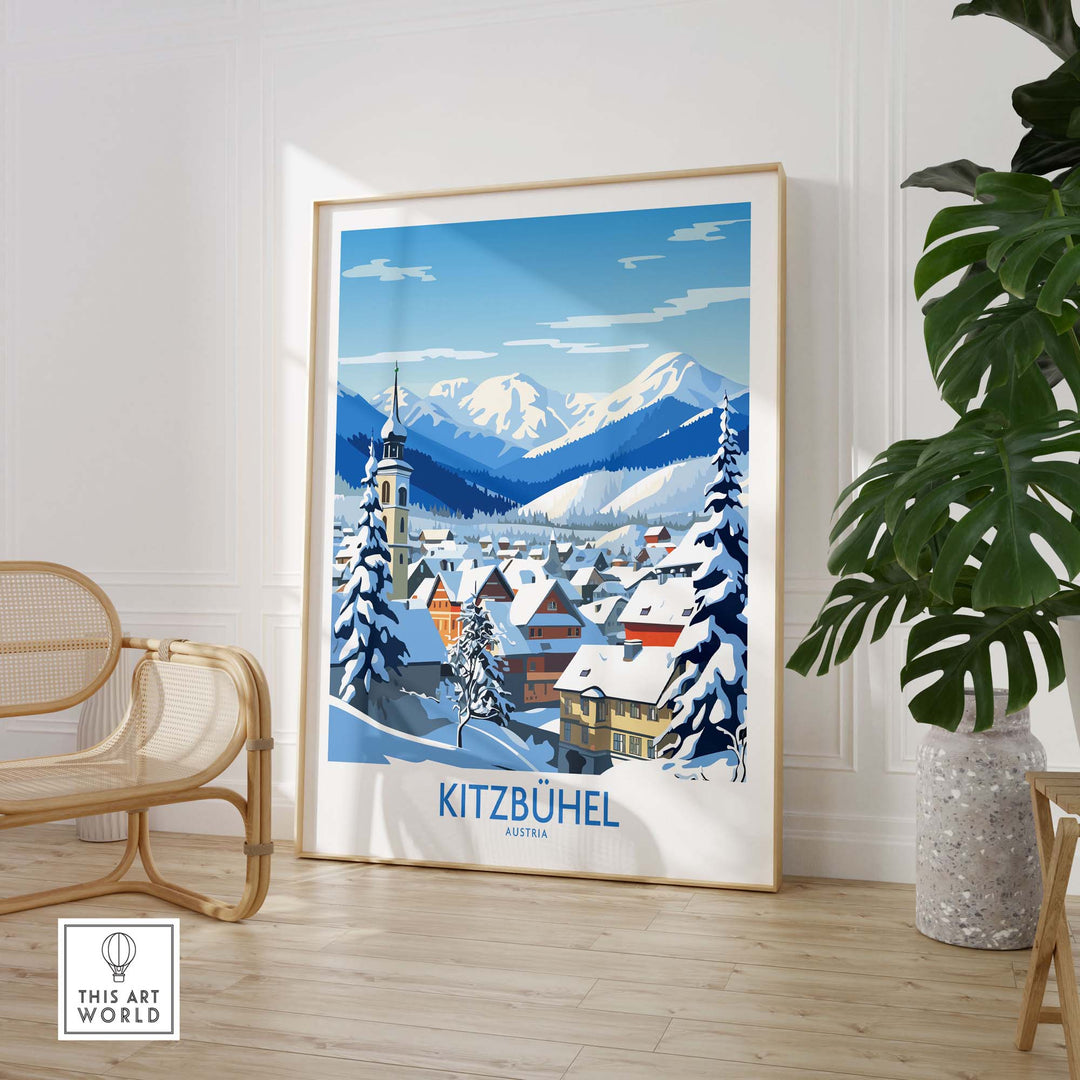 Kitzbuhel Austria Art Print