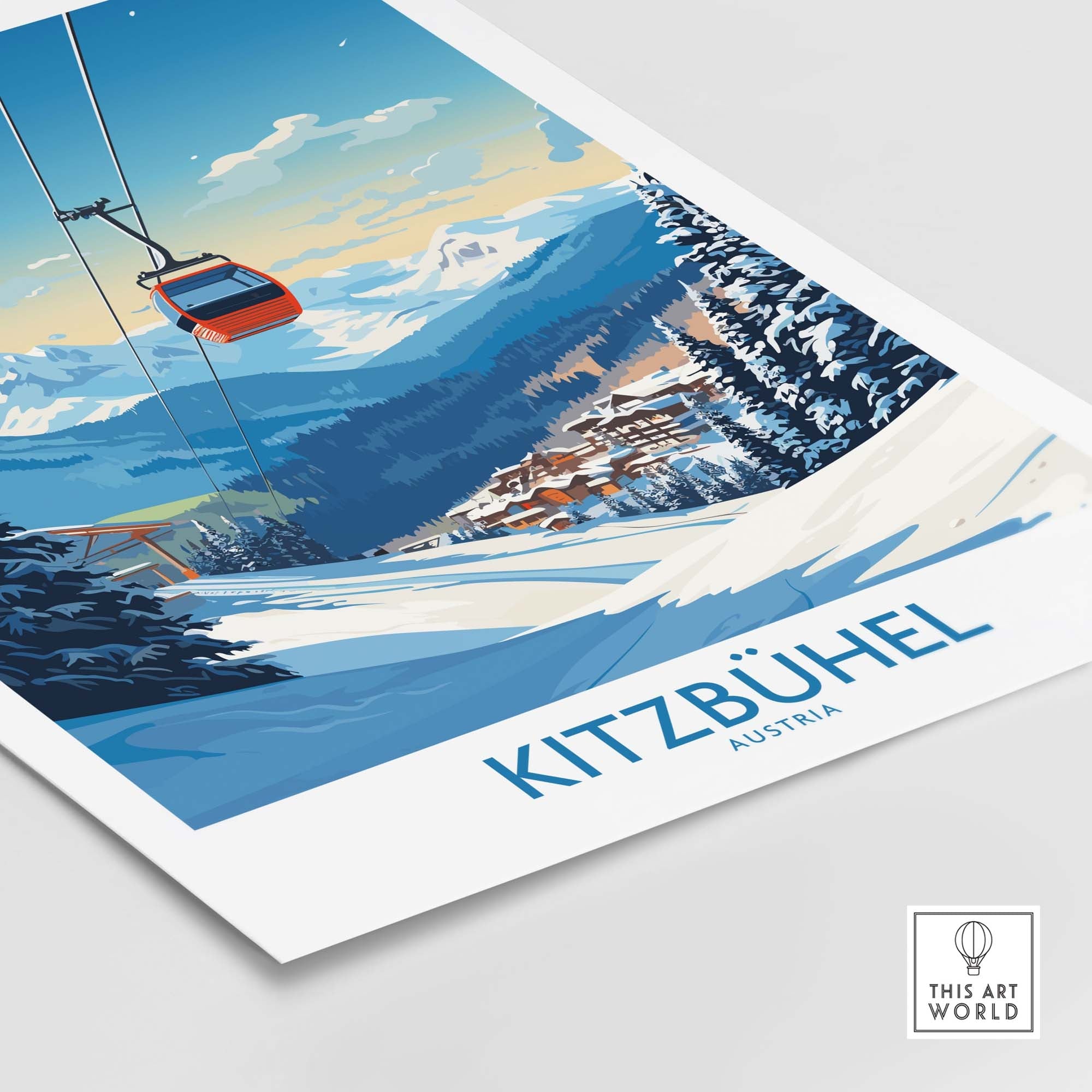 Kitzbuhel Wall Art Print