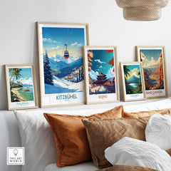Kitzbuhel Wall Art Print