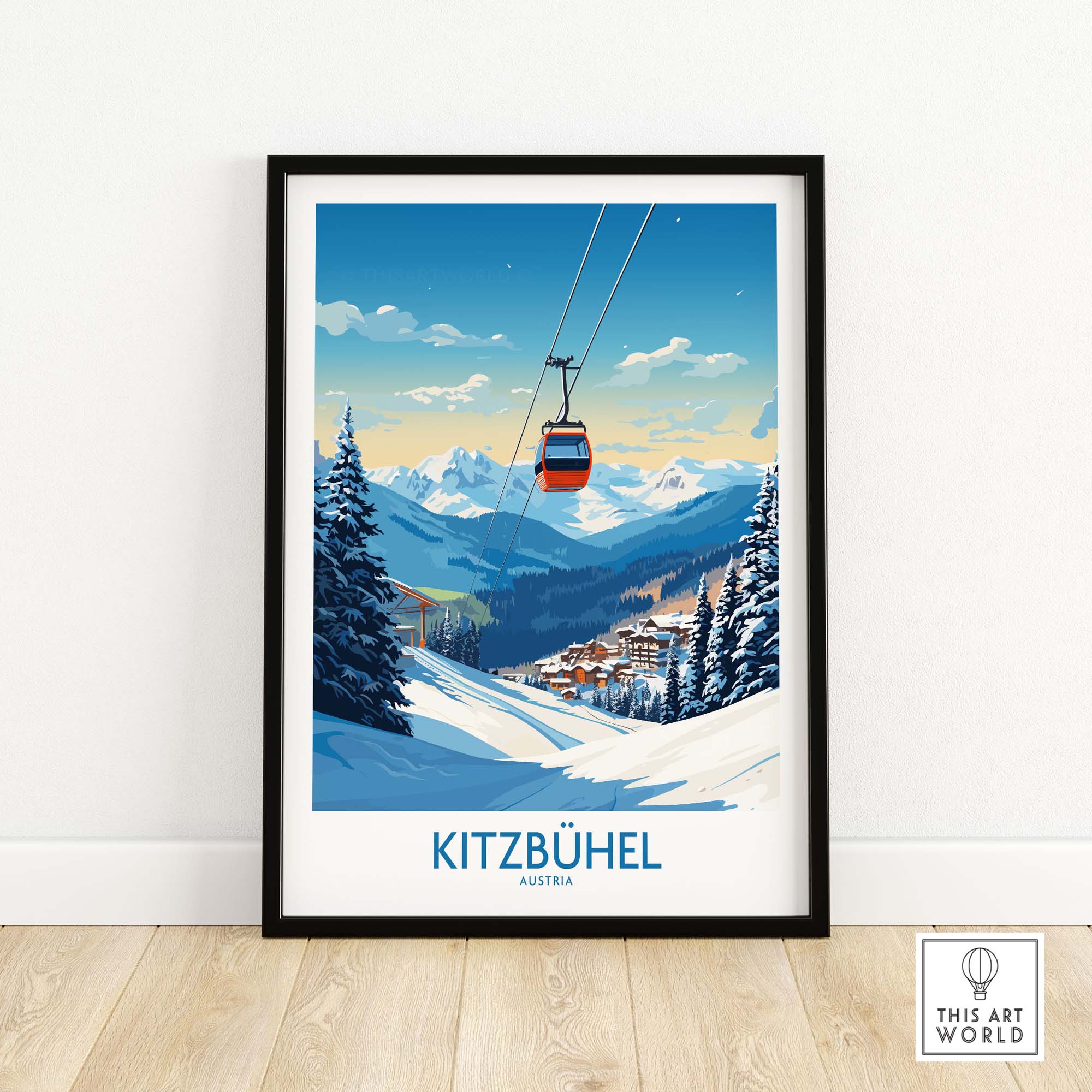 Kitzbuhel Wall Art Print