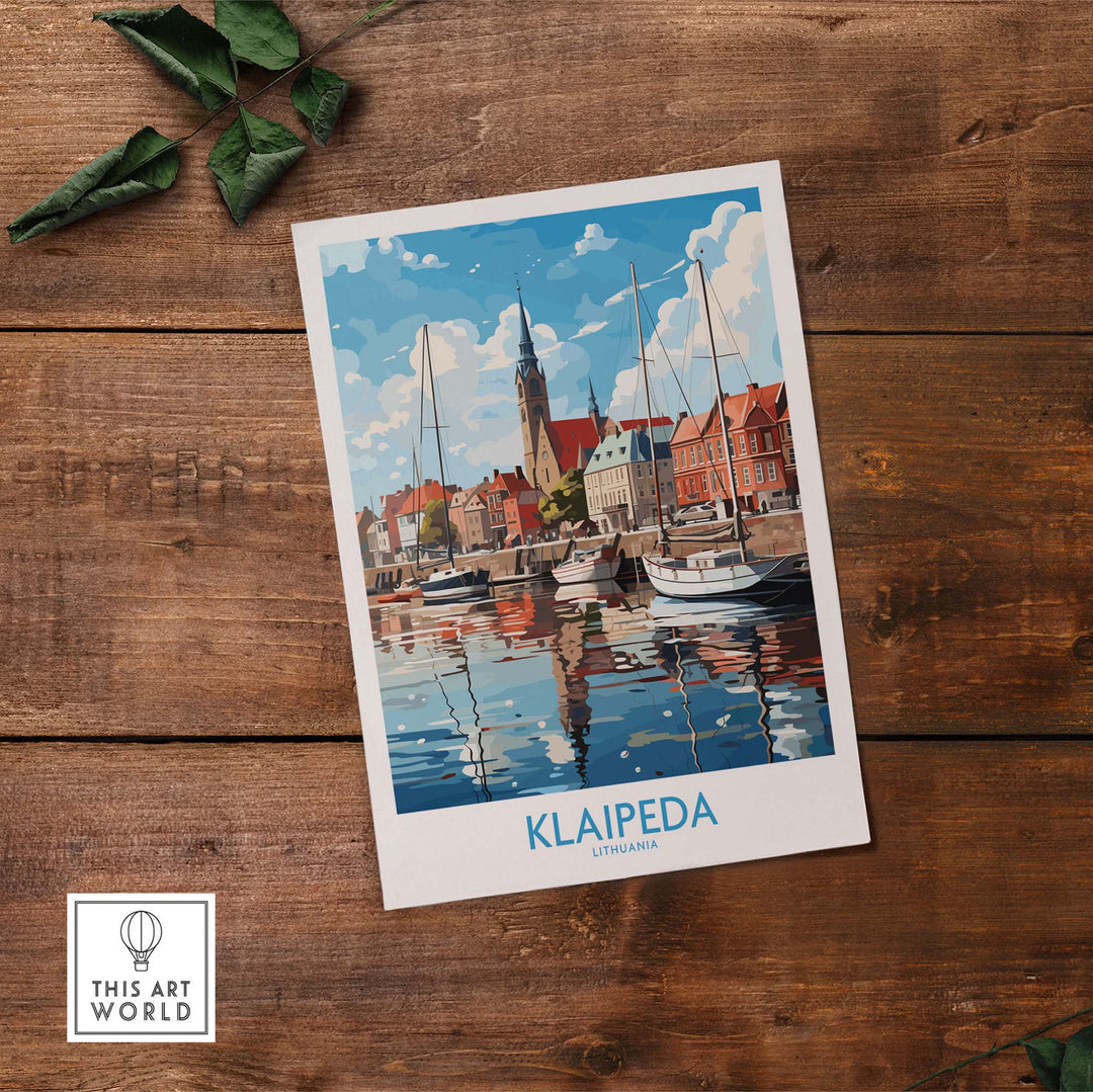 Klaipeda Travel Poster