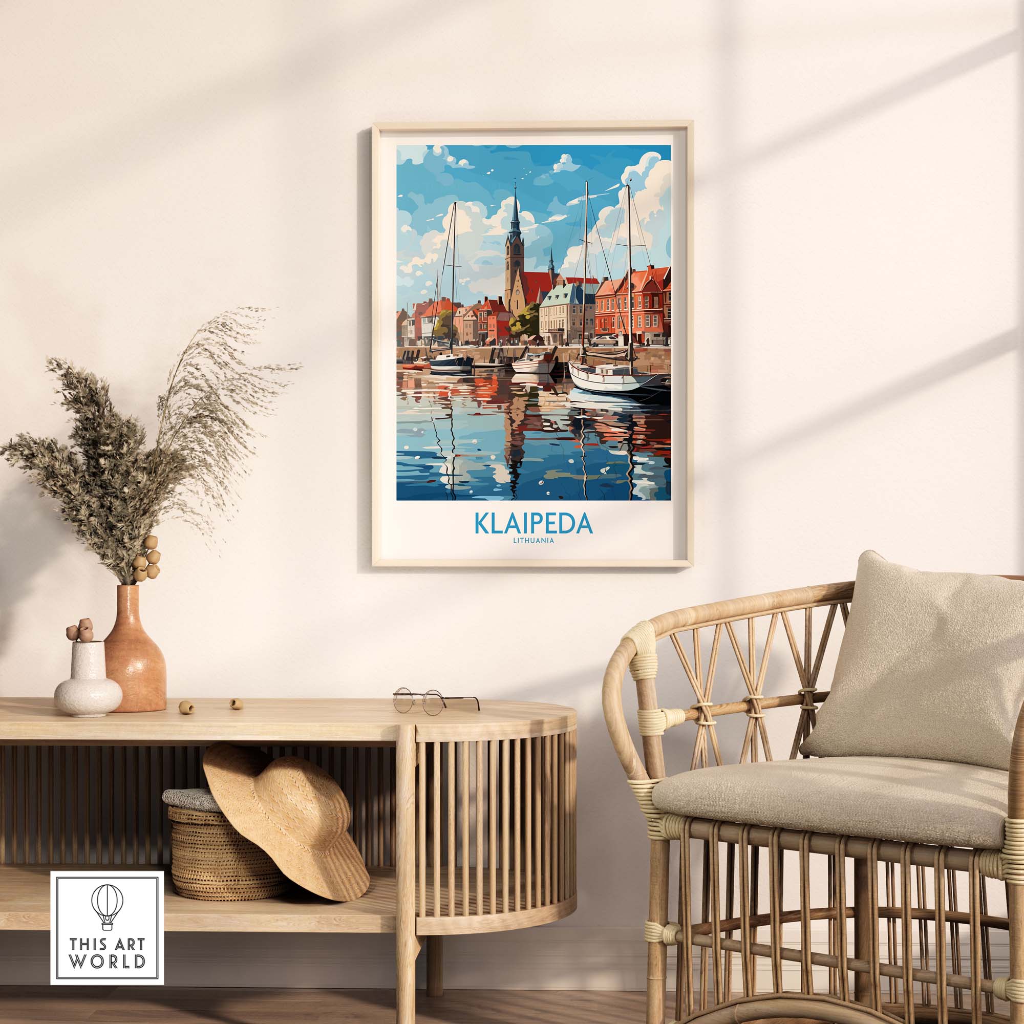 Klaipeda Travel Poster