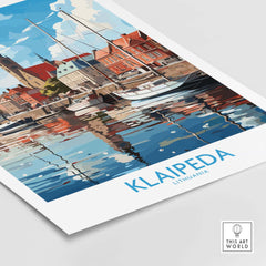 Klaipeda Travel Poster