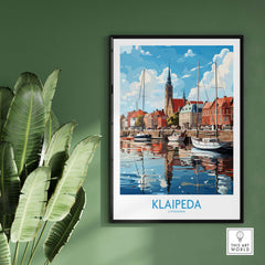 Klaipeda Travel Poster