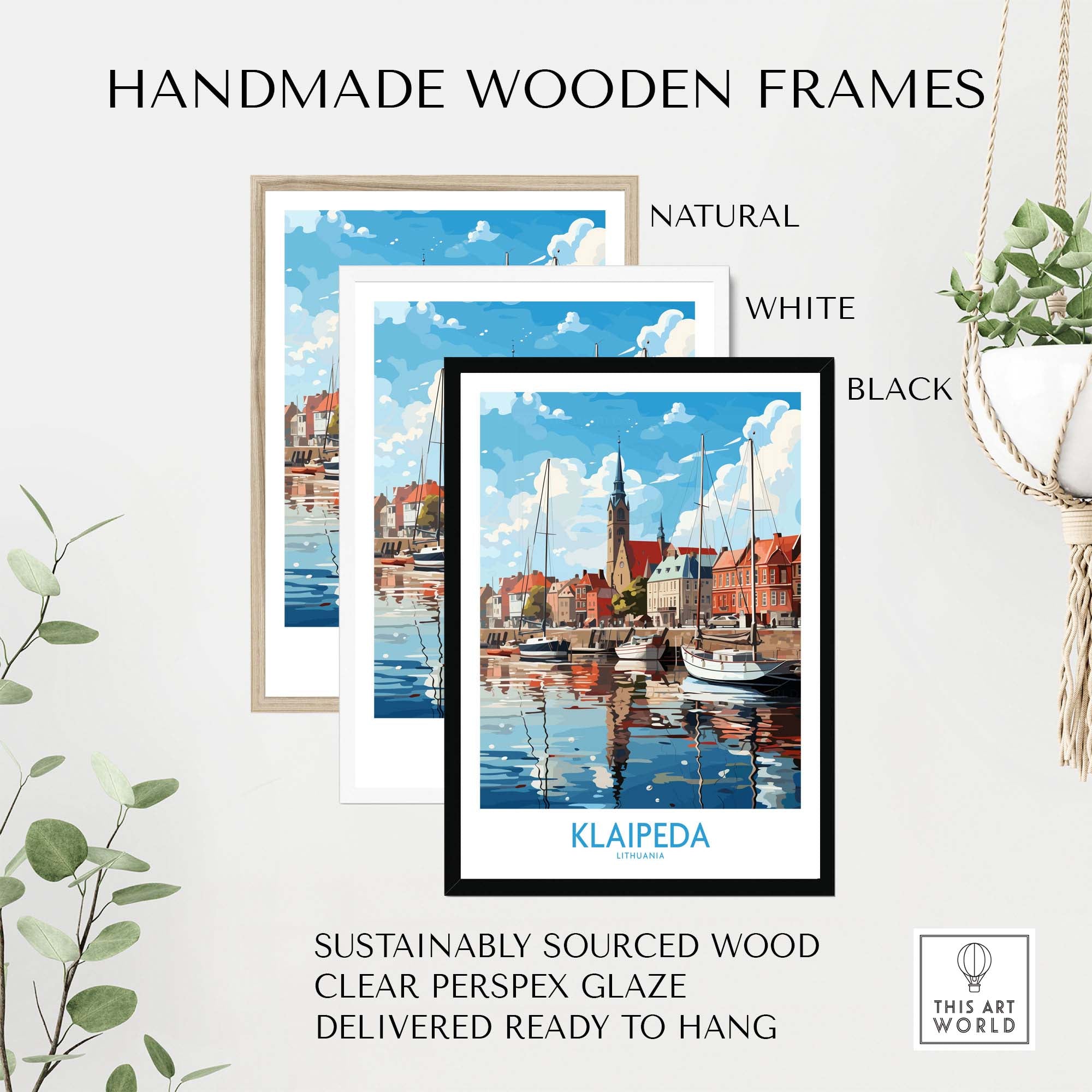 Klaipeda Travel Poster